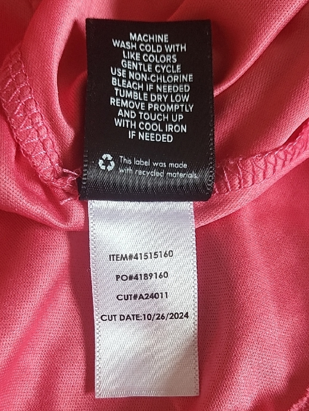 Torrid Pink Babydoll Eyelet Challis Blouse Size 4 (4X) Flowy Peplum Boho Top - Picture 9 of 12